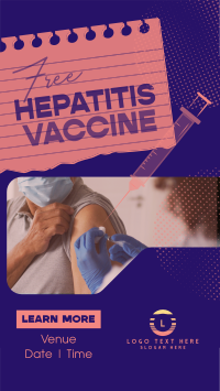 Contemporary Hepatitis Vaccine Instagram Story