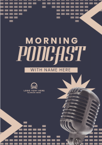 Morning Podcast Stream Flyer