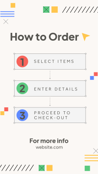 Abstract Order Guide Instagram Story