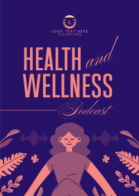 Health & Wellness Podcast Poster