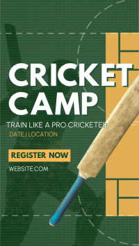 Cricket Training Camp Video