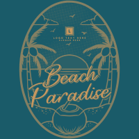 Beach Summer Paradise T-shirt Image Preview