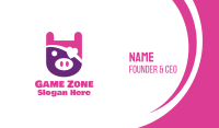 Cute Pirate Pig Business Card Image Preview