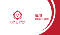 Red Shield Business Card example 1
