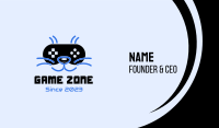 Game Streamer Cat Business Card Image Preview