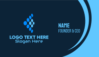 Blue Digital Company Business Card