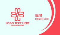 Medical Red Cross Business Card