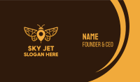 Gold Insect Locator Business Card