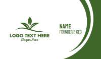 Green Branch Business Card example 4