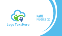 Blue Cloud Business Card Design