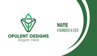 Triangle Gem Outline Business Card Image Preview