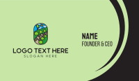Garden Landscape Mosaic  Business Card