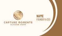 Gold Chef Medal Business Card