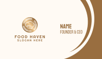 Gold Chef Medal Business Card