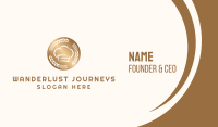 Gold Chef Medal Business Card