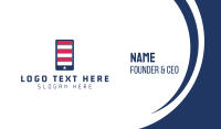 Stars And Stripes Business Card example 1
