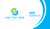 Letter G Capsule Business Card