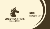 Blue Horse Business Card example 1