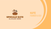 Organic Donut Dessert Business Card Image Preview