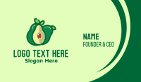 Fresh Avocado Fruit  Business Card Design