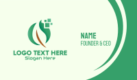Green Eco Bio Tech Company Business Card Design