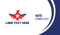 American Eagle Wing Business Card