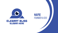Blue Omega Eye  Business Card