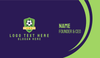 Soccer Club Business Card example 4
