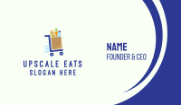 Grocery Run Service Business Card Image Preview