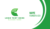 Green Energy Business Card example 2