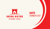 Red House Castle  Business Card