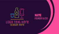 Bartender Business Card example 2
