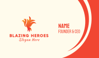 Fiery Phoenix Business Card Image Preview