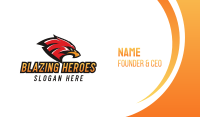 Esports Gaming Eagle Mascot Business Card Image Preview