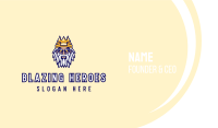 King Head Avatar Business Card Image Preview