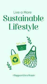 Sustainable Living TikTok Video