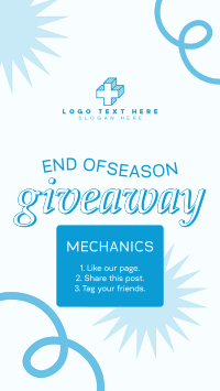 End of Season Giveaway Instagram Story