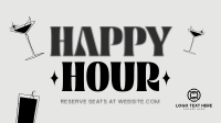 Cocktail Happy Hour Animation