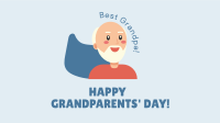 Best Grandfather Greeting Facebook Event Cover