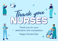 Celebrate Nurses Day Postcard