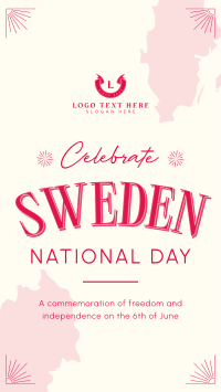 Conventional Sweden National Day Instagram Reel Image Preview