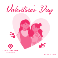 Valentine Couple Instagram Post Design