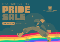 Fun Pride Month Sale Postcard