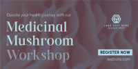 Minimal Medicinal Mushroom Workshop Twitter Post