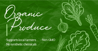 Organic Produce Facebook Ad