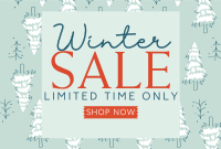 Winter Pines Sale Pinterest Cover Design