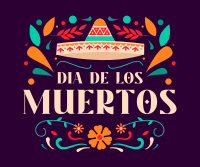 Dia De Muertos Greeting Facebook Post Image Preview