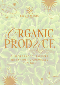 Minimalist Organic Produce Flyer