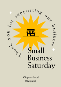 Support Small Shops Poster