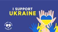 I Support Ukraine Zoom Background